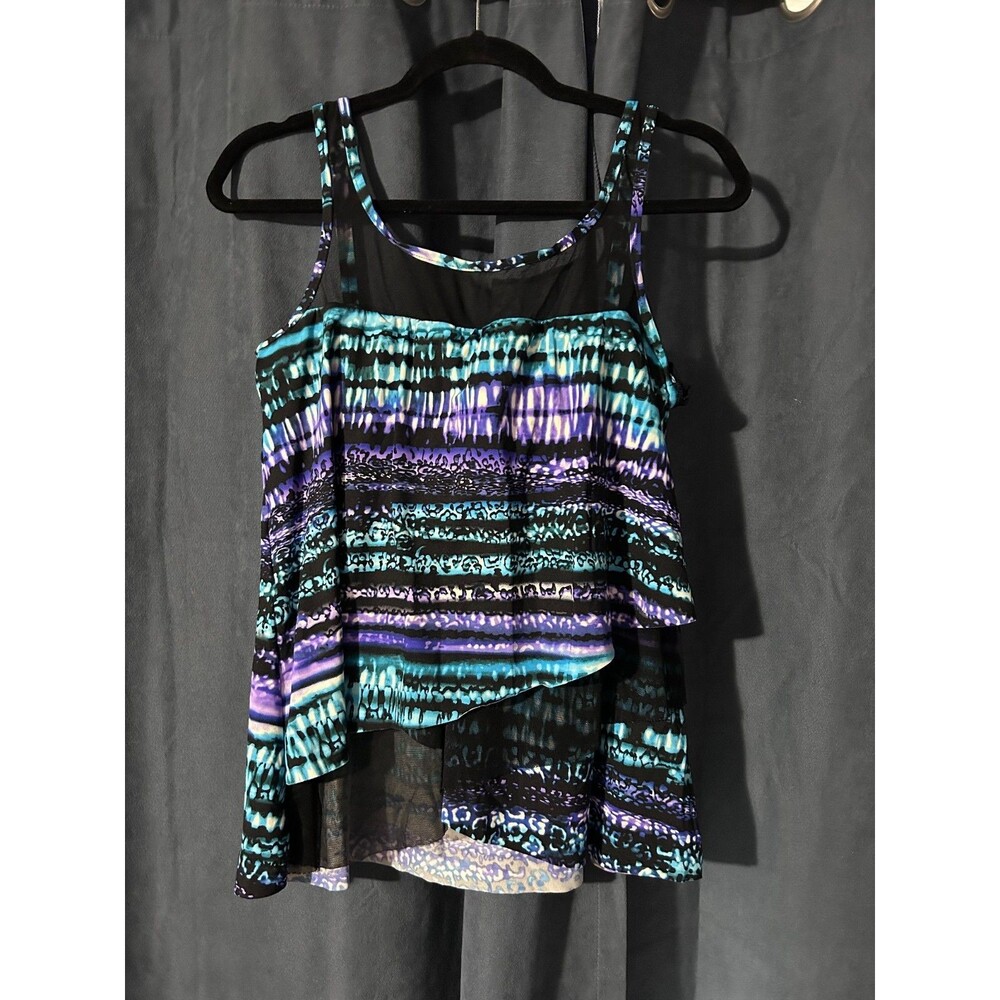 Miracle Suit Women's sz 10 Mirage Tankini Top